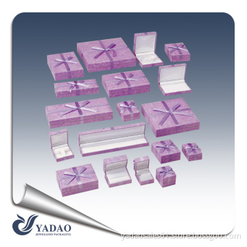 cheap and colourful jewelry packaging paper jewelry box Custom printed paper jewelry boxes with logo